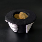 Rabbit in Hat Puppet (Brown/Yellow)