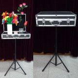 Glass Breaking Table and Aluminium Case Magic Table Combination Trick