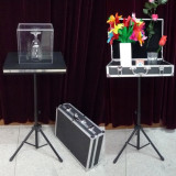 Glass Breaking Table and Aluminium Case Magic Table Combination Trick