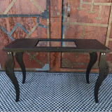 * Hand Through Glass Table