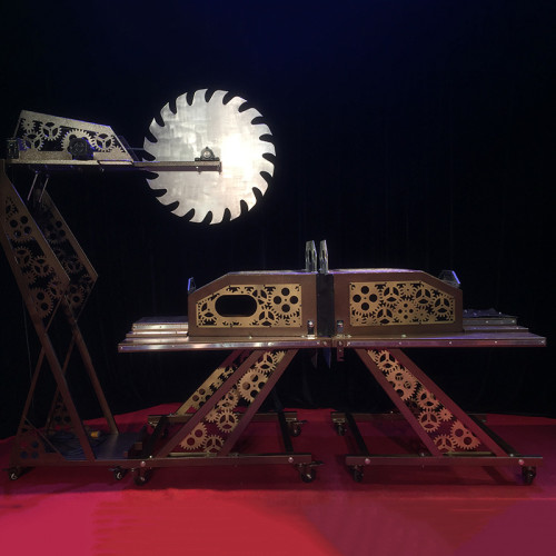 * Sawing in Half Illusion