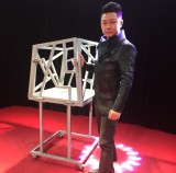 * Mini Fire Cage Illusion