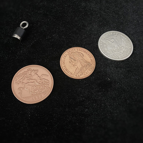 Juego De Monedas Magnéticas De 1€ Y 0,50€ Para Trucos De Magia Profesional, Con Enlace A Video Explicativo