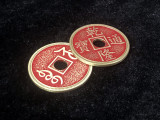 Chinese Palace Coin (Red, Morgan Size, Brass)