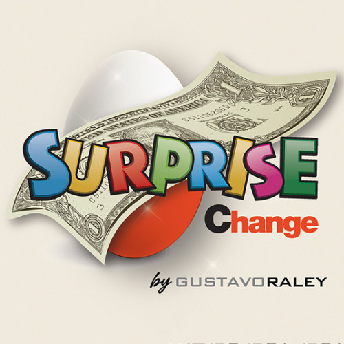 Surprise Change (Gimmicks and Online Instructions) by Gustavo Raley
