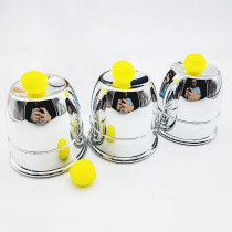 Cups & Balls (Plastic, Plated Silver)