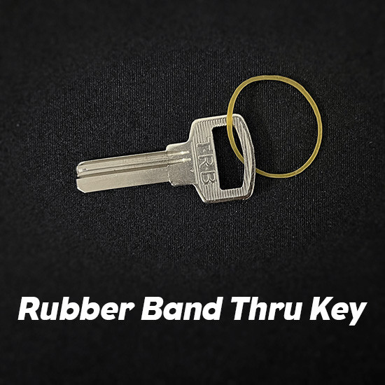 Rubber Band Thru Key