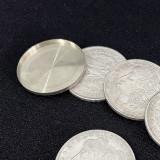 Cupronickel Morgan Dollar Shell and Coin Set (5 Coins + 1 Head Shell + 1 Tail Shell) by Oliver Magic