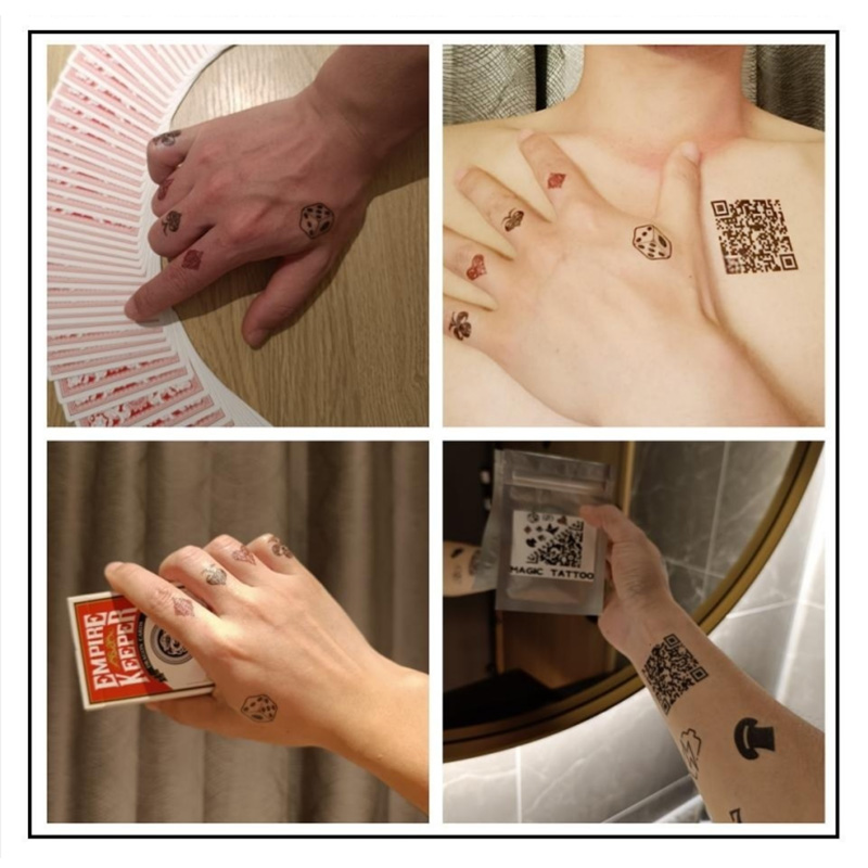 Tattoo Magic TATTOO TIME 貴重 Magic Tattoo by J.C Magic - Magic Trick - China Magic Shop