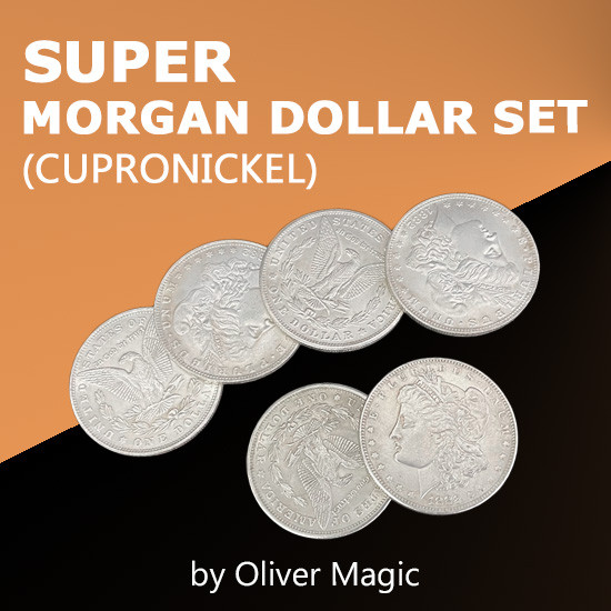 Super Morgan Dollar Set (Cupronickel) by Oliver Magic