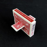 Card Thru Aluminium Block by Oliver Magic