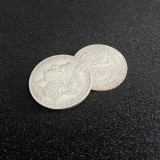 Multipurpose Flipper Coin (Morgan Dollar) by Oliver Magic