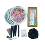 Appearing Round Fan (Set of 4) by Angel