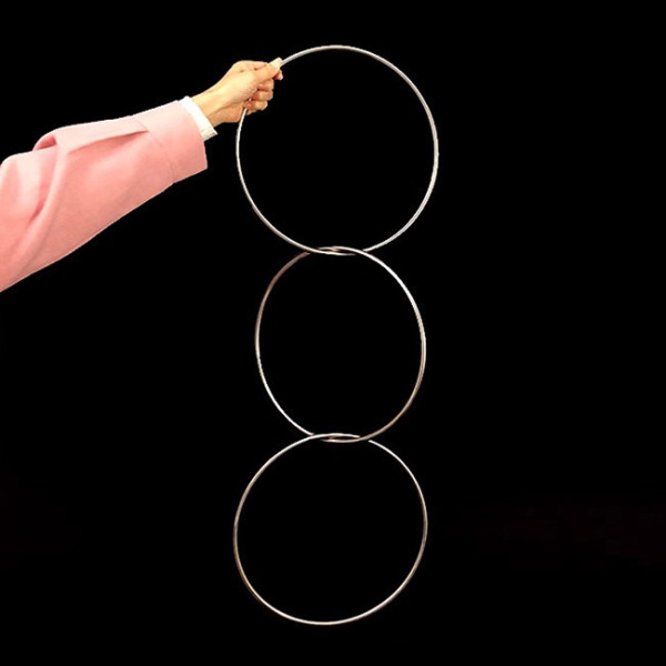 12 Inch Linking Rings 3 Rings Set (Strong Magnetic Lock)