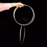12 Inch Linking Rings 3 Rings Set (Strong Magnetic Lock)