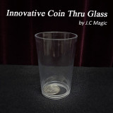 Innovative Coin Thru Glass by J.C Magic