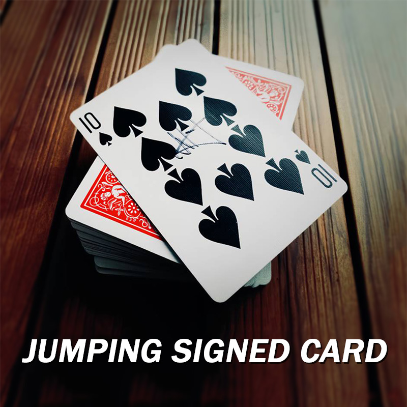 Jumping Signed Card – Easy Visual Card Trick with Gimmick & Tutorial