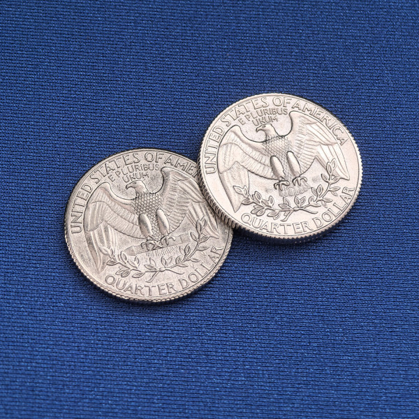 Double Sided Quarter Dollar (Tails)
