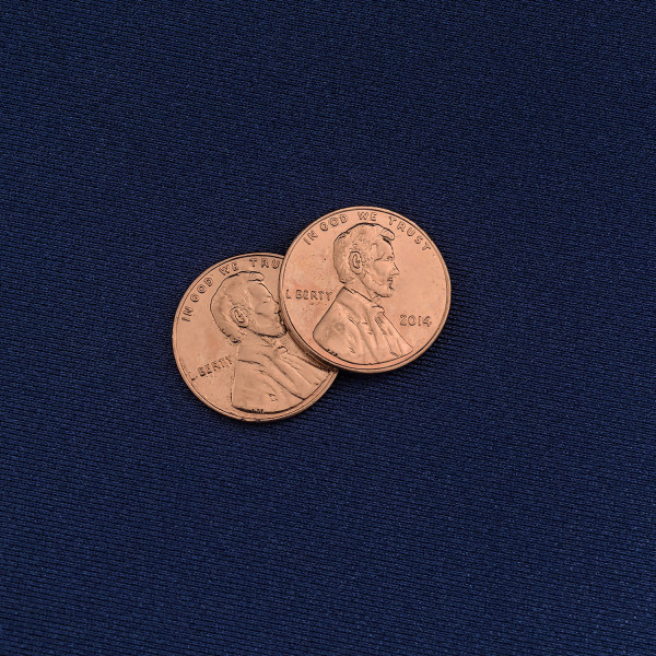 Double Sided One Penny (Heads)