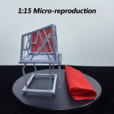 Fire Cage Illusion Model by 3D Magic