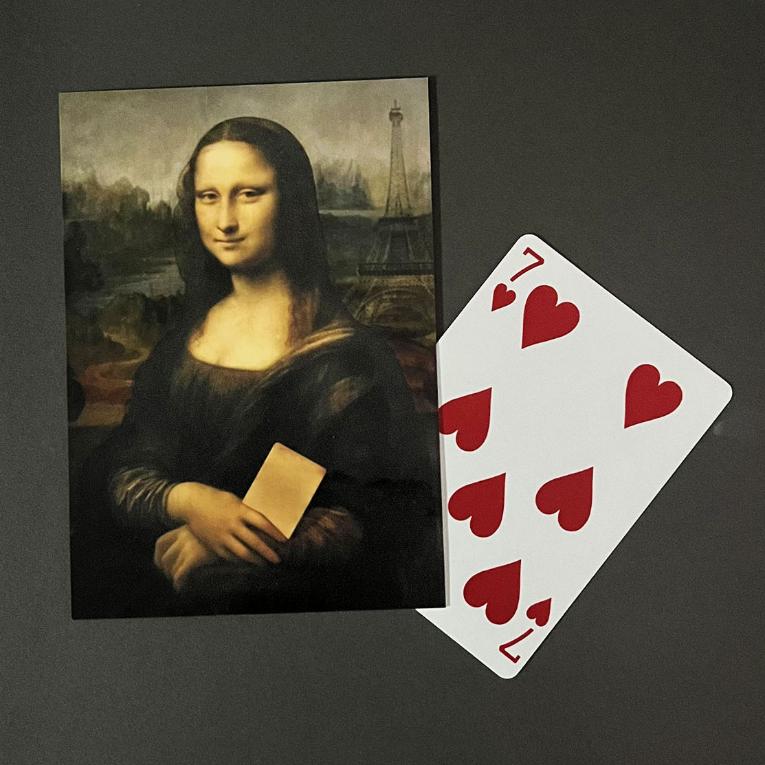 「モナ・リザの微笑み」モナリザ　Mona LIsa 　 レリックカード Mona Lisa's Prediction - Magic Trick - China Magic Shop