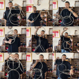 12 Inch Linking Rings 6 Rings Set (Strong Magnetic Lock) by J.C Magic