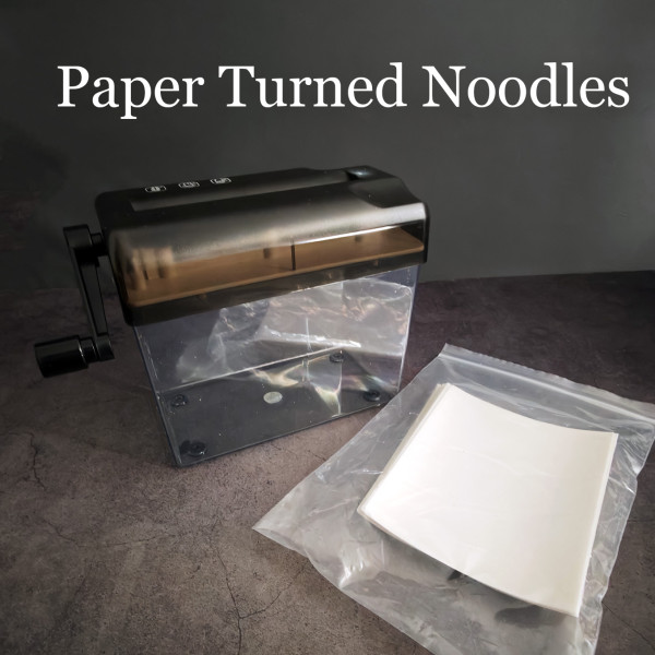 Paper Turned Noodles