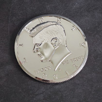Jumbo Half Dollar - Chrome (3 Inch)