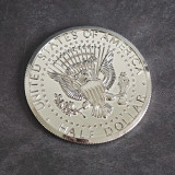 Jumbo Half Dollar - Chrome (3 Inch)