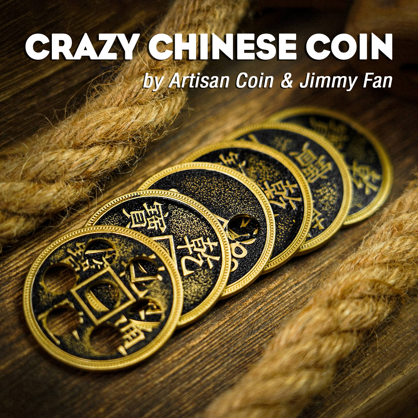 Crazy Chinese Coin – Visual Coin Moving Hole Magic by Jimmy Fan