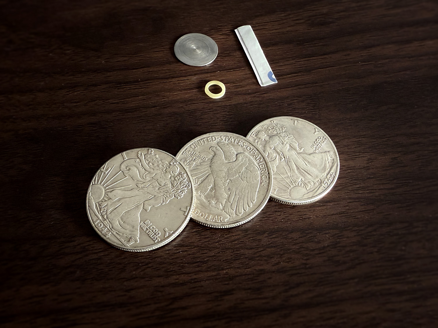 Multipurpose Flipper Coin Set (Walking Liberty Half Dollar) by