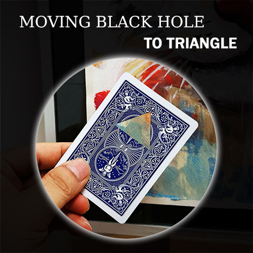 Moving Black Hole to Triangle