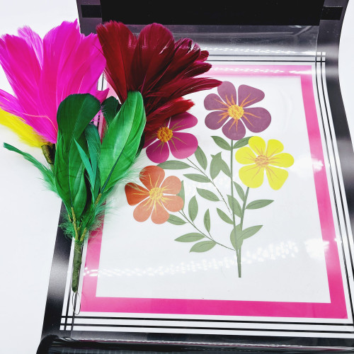 Crystal Flash Flower - Feather