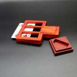 * Deluxe Triple Cut Card Illusion (Rosewood Edition)