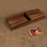 Deluxe Comedy Sliding Card Box (Walnutwood Edition)