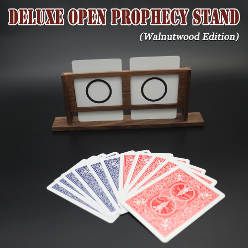 Deluxe Open Prophecy Stand (Walnut Wood Edition)
