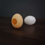Fake Egg with Hole (Silk to Egg)