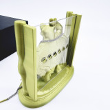 Transparent Plate Escape Illusion