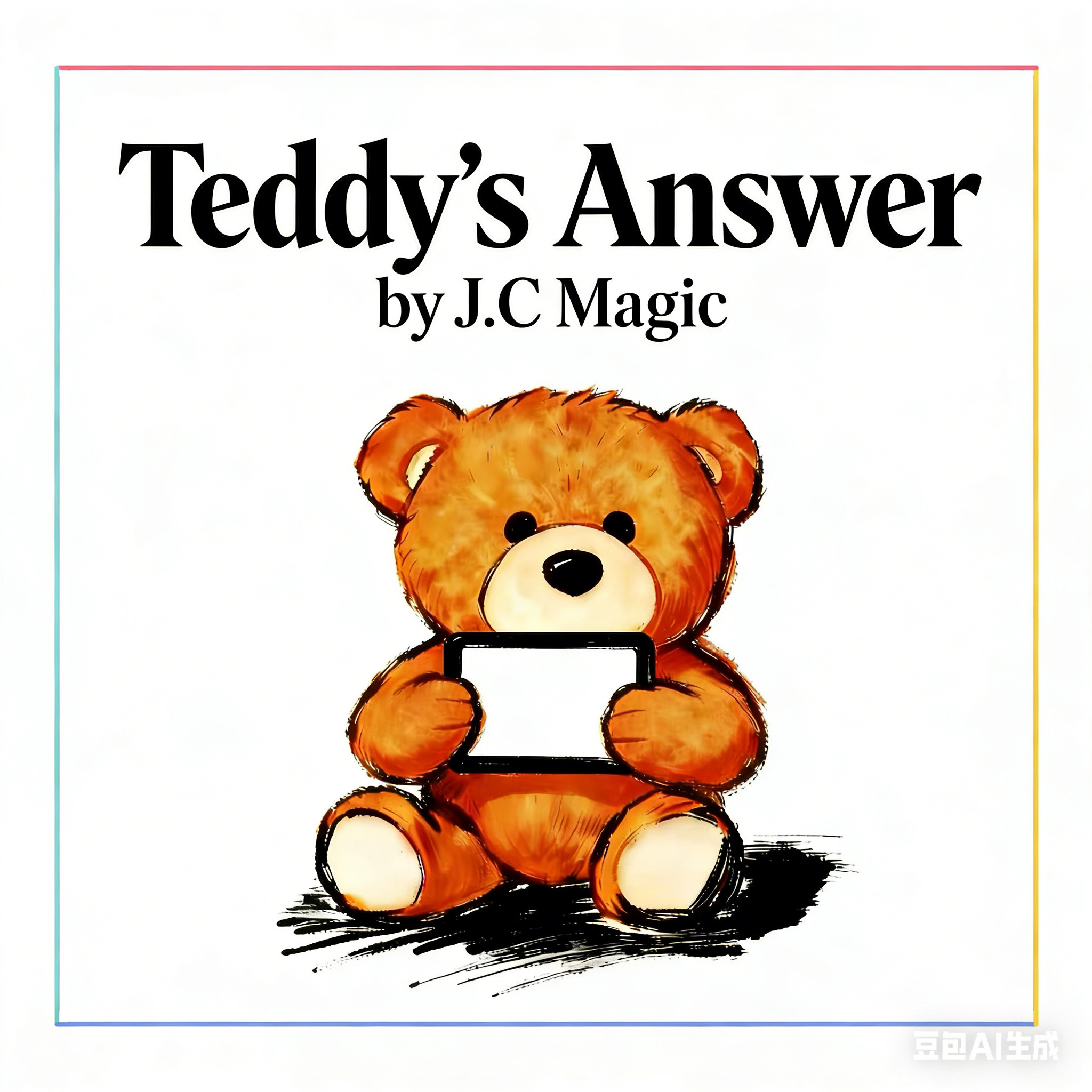 Teddy's Answer by J.C Magic Visual Teddy Bear Prediction Magic Trick