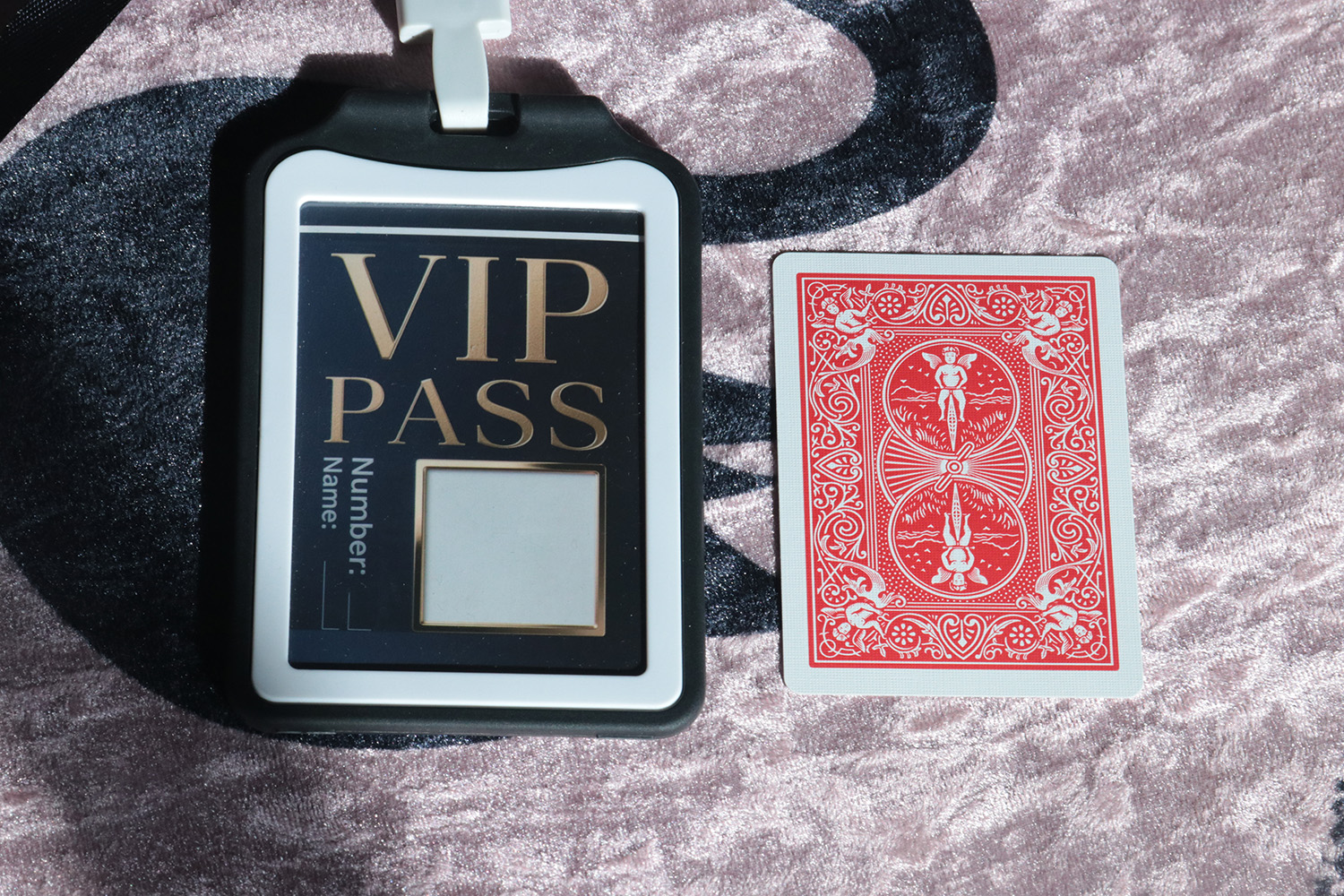 VIP PASS Signed Card to Badge by J.C Magic