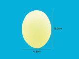 Soft Sponge Eggs (Yellow, Pack of 6)