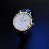 * IARVEL WATCH (Gold Case White Dial) by Iarvel Magic