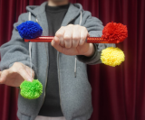 Crystal Pom Pom Wand