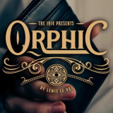 Orphic+ Playing Card Size in Leather (Gimmick and Online Instructions) by Lewis Lé Val and The 1914