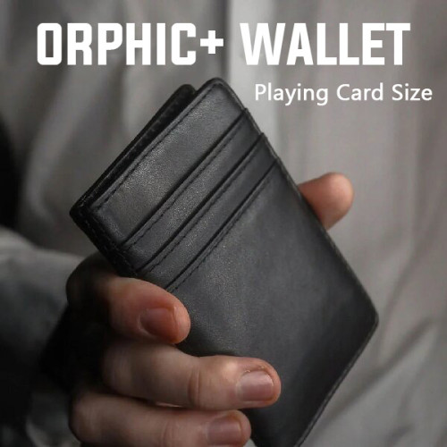 Orphic+ Playing Card Size in Leather (Gimmick and Online Instructions) by Lewis Lé Val and The 1914