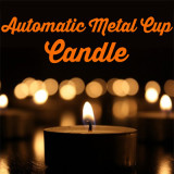 Remote Metal Cup Candle