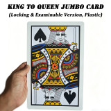 King to Queen Jumbo Card (Locking & Examinable Version, Plastic)