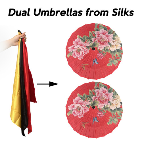Dual Umbrellas from Silks