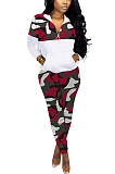 Casual Modest Camo Long Sleeve Long Pants Sets H1273