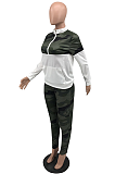 Casual Modest Camo Long Sleeve Long Pants Sets H1273